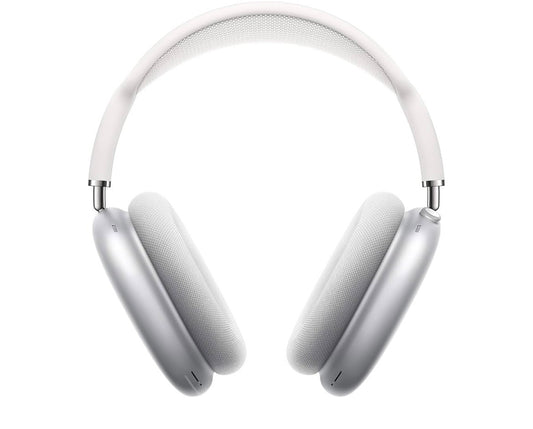 Apple AirPods Max Wireless Over-Ear Headphones, Active Noise Cancelling, Transparency Mode, Personalized Spatial Audio, Dolby Atmos, Bluetooth Headphones for iPhone - Silver