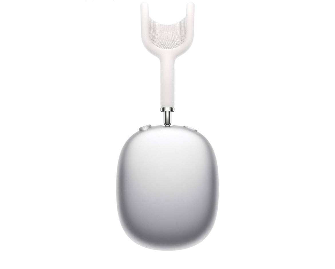Apple AirPods Max Wireless Over-Ear Headphones, Active Noise Cancelling, Transparency Mode, Personalized Spatial Audio, Dolby Atmos, Bluetooth Headphones for iPhone - Silver